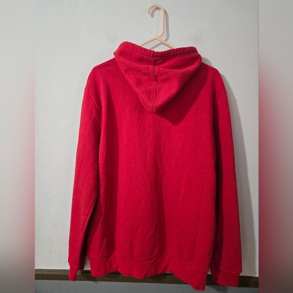 GAP Sweatshirt Pullover Hoodie Men's Size Medium Red - Picture 4 of 5